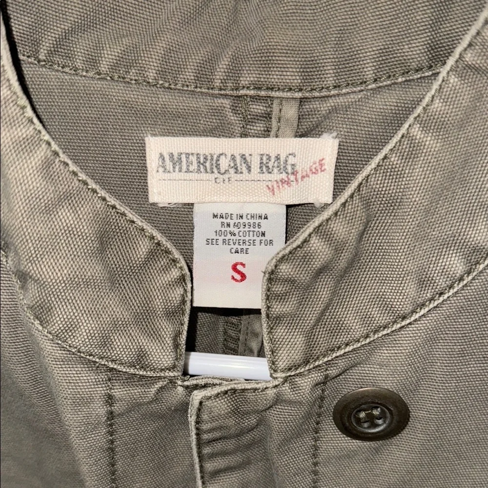 Vintage American Rag Military Style
Jacket Army Green Women's Sz S 100%
Cotton - Picture 2 of 12